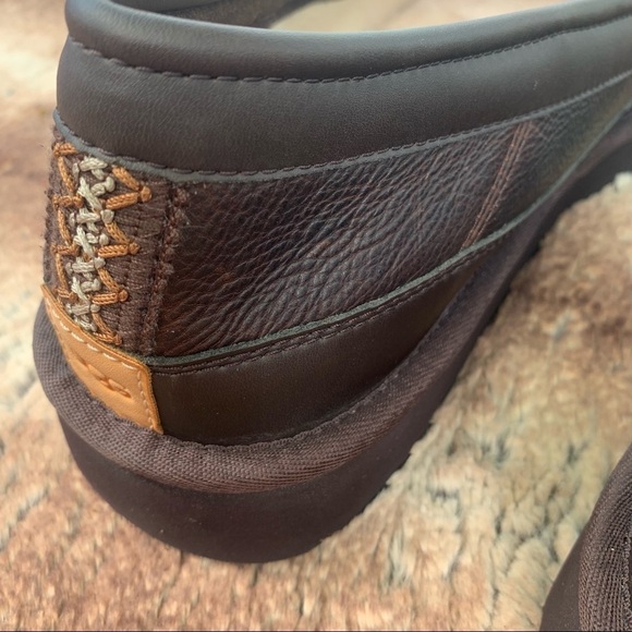 UGG Dex Moc Toe Water Resistant Leather Loafer - Picture 6 of 14